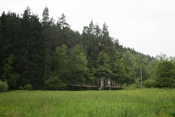 Bridge across Sázava river